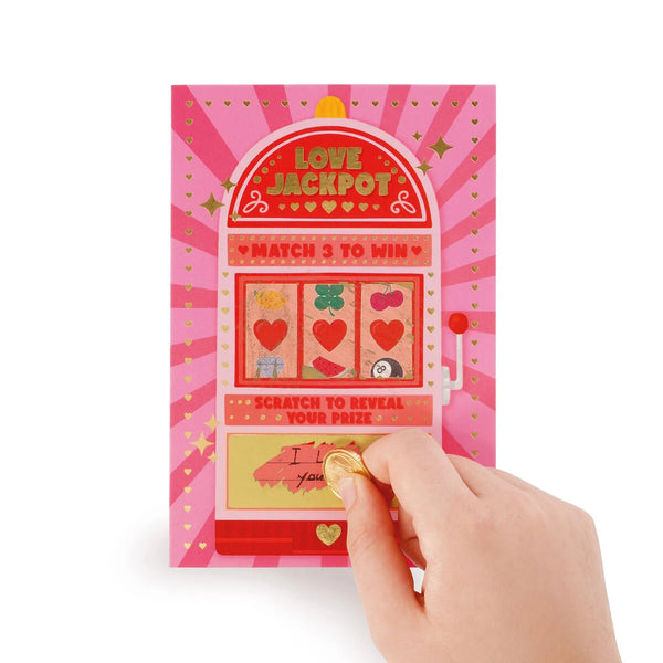 Biglietto d'Auguri Gratta e Scopri - Love Jackpot