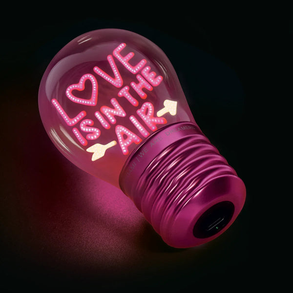 Lampada Decorativa da Tavolo a Forma di Lampadina - Love is in the Air - Bulb Fiction