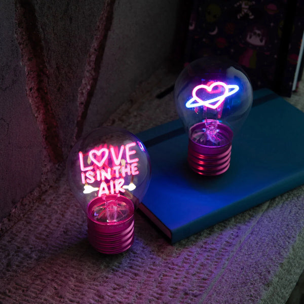 Lampada Decorativa da Tavolo a Forma di Lampadina - Love is in the Air - Bulb Fiction