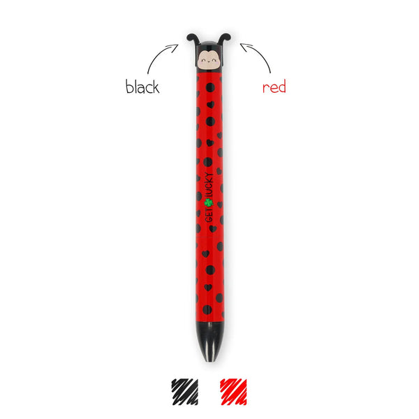 Penna a Sfera Due Colori Ladybug - Click&Clack