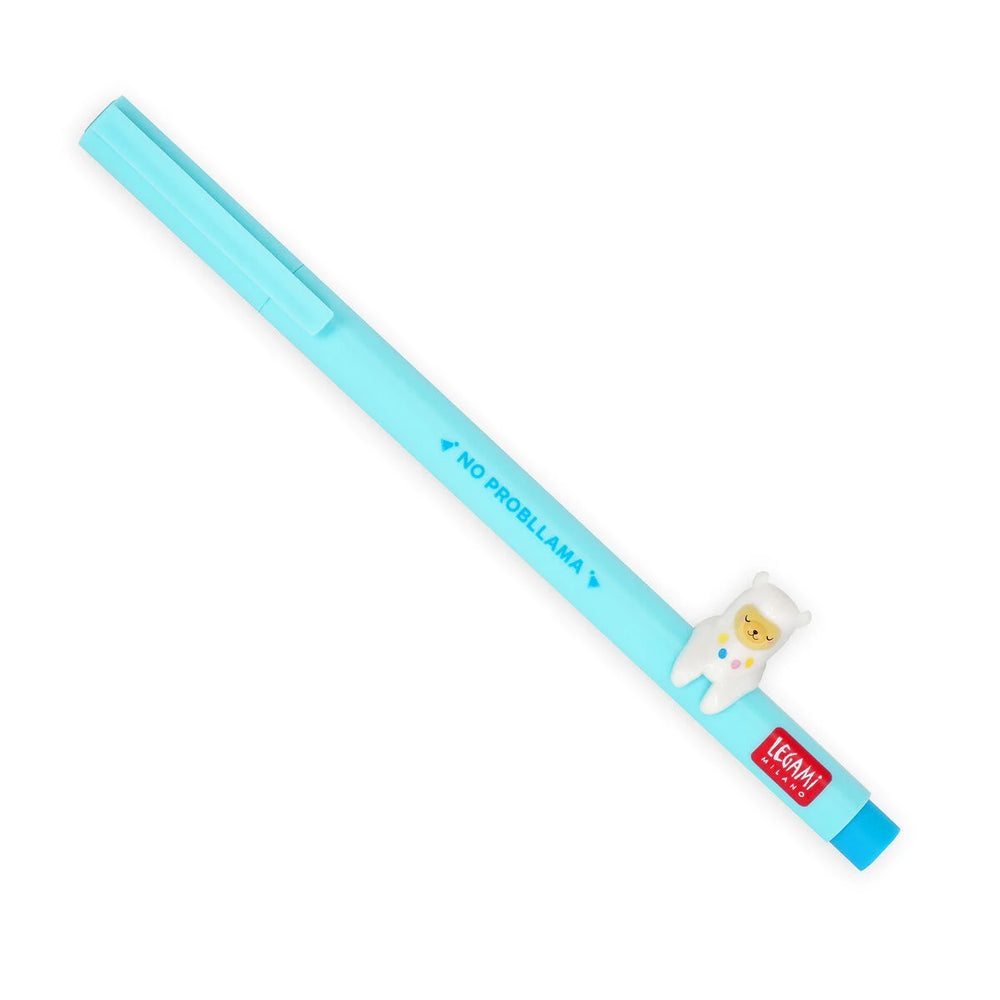 Penna Gel con Animaletto Decorativo Llama "No Probllama" - Lovely Friends
