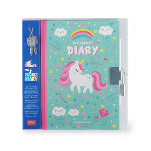 Diario Segreto con Copertina Rigida Illustrata e Lucchetto - Unicorn - My Secret Diary