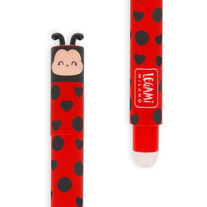 Penna Gel Cancellabile Ladybug "Get Lucky" - Erasable Pen