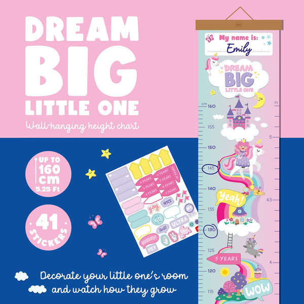 Metro da Parete - Unicorn - Dream Big Little One
