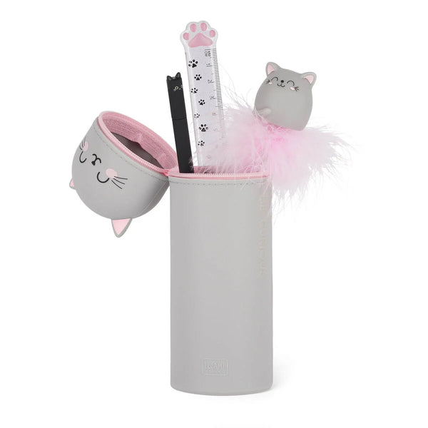 Astuccio 2-in-1 in Silicone Kitty "Be Curious"