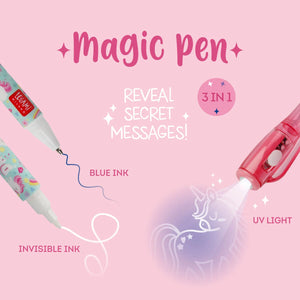 Penna con Inchiostro Invisibile - Unicorn - Magic Pen