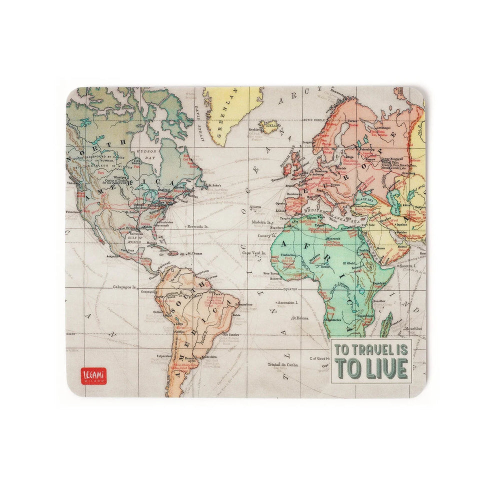 Tappetino per Mouse Travel Map - Mousepad