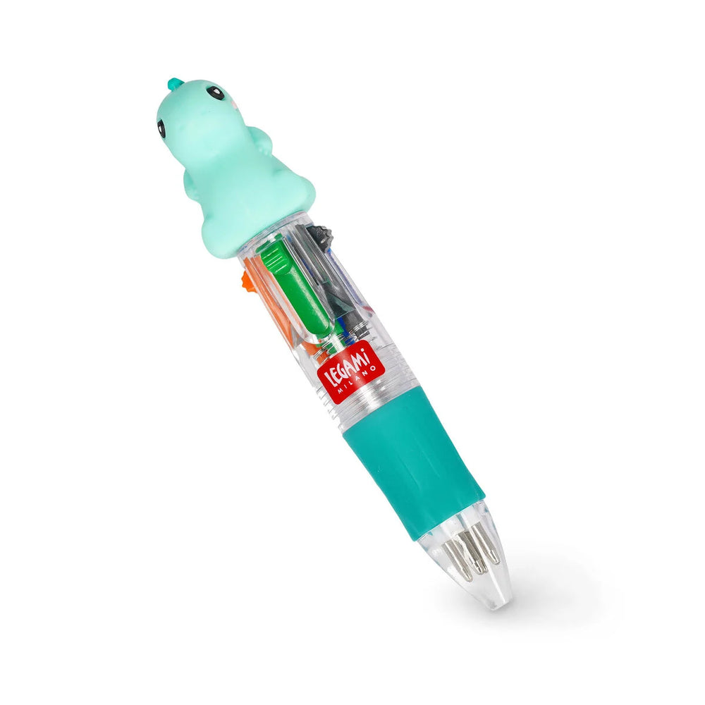 Mini Penna a Sfera 4 Colori - Dino - Mini Magic Rainbow