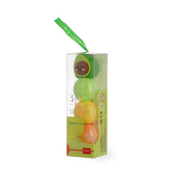 Evidenziatore 3-in-1 Avocado - 3 is Better Than 1