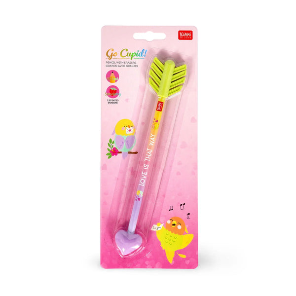 Matita con due Gomme Profumate - Go Cupid!