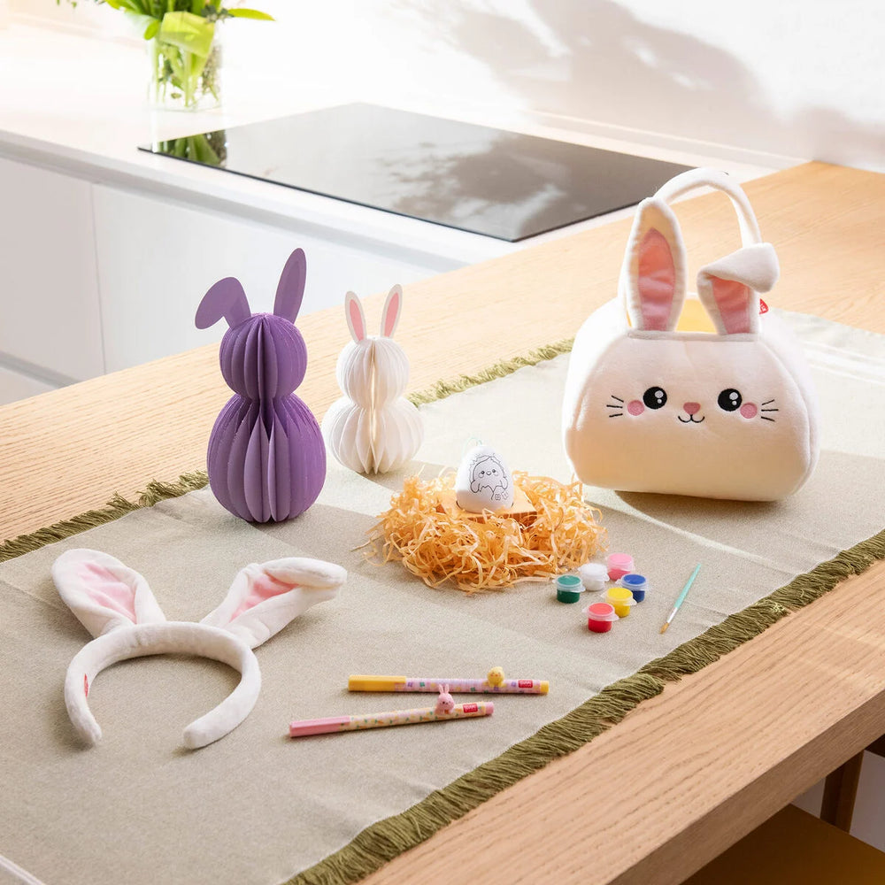 Set di 2 Coniglietti Pieghevoli in Carta - Hoppy Easter