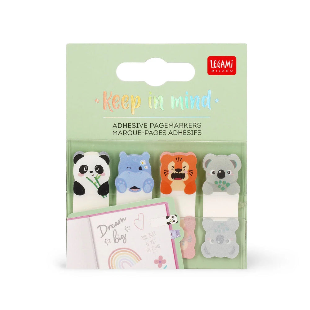 Segnapagina Adesivi Cute Animals - Keep in Mind