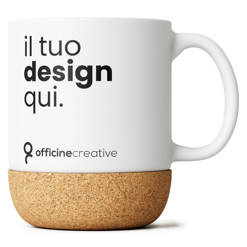 Tazza Con Base di Sughero Personalizzata