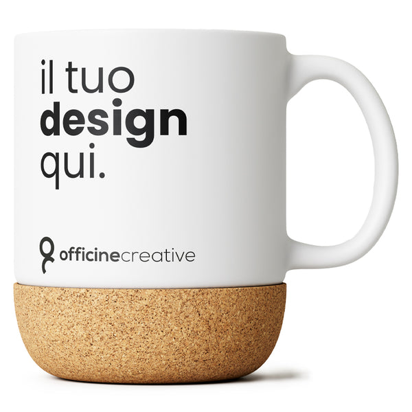 Tazza Con Base di Sughero Personalizzata